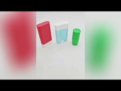 حاوية عصا مزيل العرق البلاستيكية عالية الجودة 15 جرام مع دعم التعبئة السفلية والتخصيص