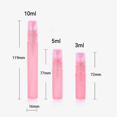 3ML 5ML و 10ML قلم رش العطور البلاستيكي حاوية فارغة للعطور مع اللون المتسخ المنتهي