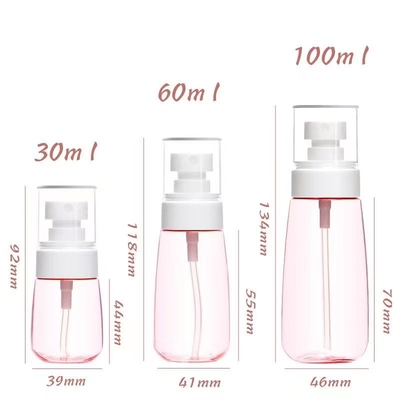 خصيص 30ml 60ml 100ml UPG زجاجة مضخة البلاستيك رش زجاجة مضخة المستحضرات الغذائية لتنظيف الوجوه العطر