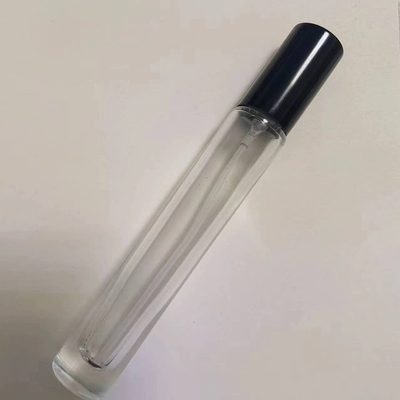 زجاجة رش عطر مستديرة زجاجية من 10 مل مخصصة مع رش و فوق الغطاء