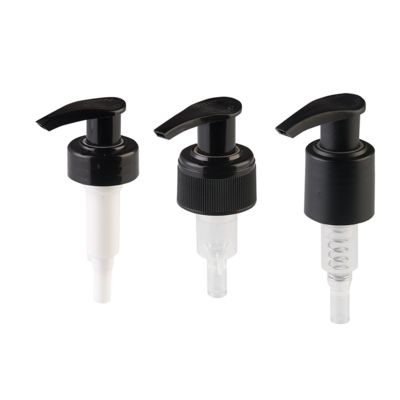 304 Spring Plastic Lotion Pump with Smooth Matt Closure and Screw On Design for Cosmetics