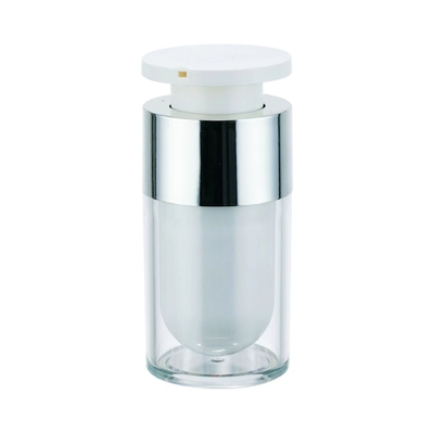 زجاجة أكريليك فارغة 15ML 30ML 50ML حاوية تجميل فارغة حسب الطلب الألوان والشعار