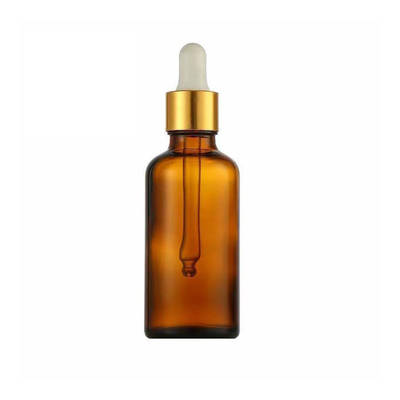 زجاجة الزيت الفارغة المستديرة المخصصة مع قطرة الألومنيوم 10ML 30ML 50ML