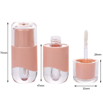 2.3ML أنبوب ضوء الشفاه الفارغ الشكل الجميل مع الألوان المخصصة اسم البند أنبوب ضوء الشفاه الطباعة الطباعة الحريرية المخصصة