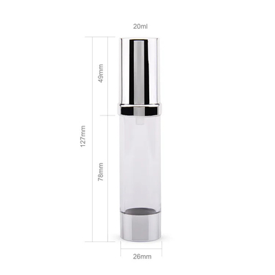 مظهر فاخر 20ml 30ml 50ml زجاجة مضخة بدون هواء للعناية بالبشرة