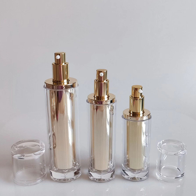 بطاقات التعبئة التجميلية الأكريلية الفارغة المخصصة 30ML 50ML 100ML والجرارات 30G 50G