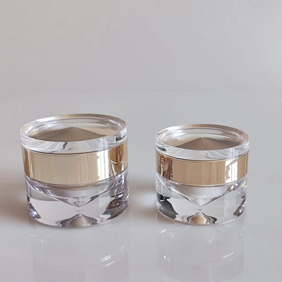 بطاقات التعبئة التجميلية الأكريلية الفارغة المخصصة 30ML 50ML 100ML والجرارات 30G 50G