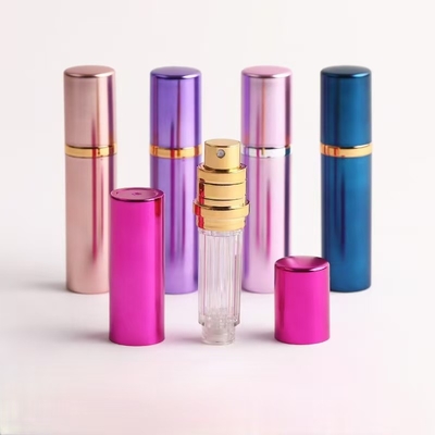 قلم عطر فاخر 5 مل قلم عطر فارغ محمول مع لون الأشعة فوق البنفسجية