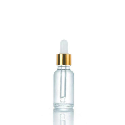 البيع بالجملة 15ML 30ML 50ML زجاجة زيت أساسي زجاجية عبوة فارغة مع غطاء قطرة ونقرة زجاجية