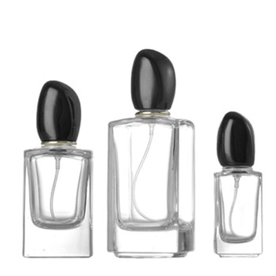 Hotsale 50ML و 100ML زجاجة رش الزجاجية للعطور مربع فارغ حاوية العطور