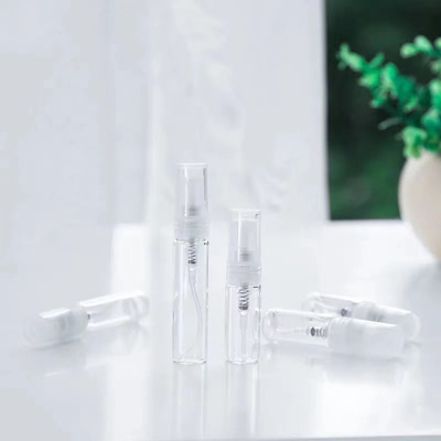 2ML 3ML 5ML و 10ML زجاج فارغ رشاش العطور حاوية عينة مع رشاش البلاستيك
