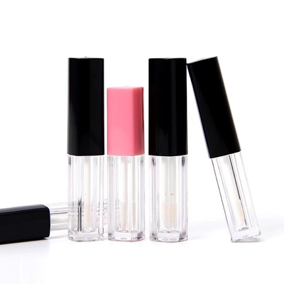 1.2ml البلاستيكية أسطوانة ليب غلوس أنبوب مع الغطاء الطويل الألوان المخصصة المقبولة