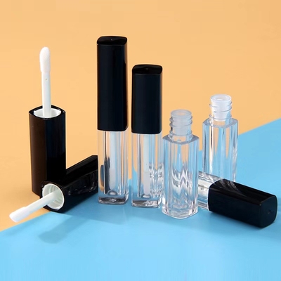 1.2ml البلاستيكية أسطوانة ليب غلوس أنبوب مع الغطاء الطويل الألوان المخصصة المقبولة