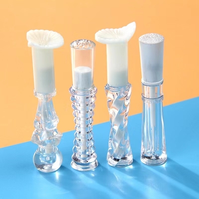 2.4ml الفارغة ضئيلة الشفاه مضيئة أنبوب عدم انتظام البلاستيك للحاويات التجميلية