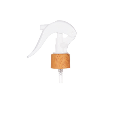 Wooden Circle 24/410 28/410 With Button Type Mini Trigger Sprayer Used For Bottles