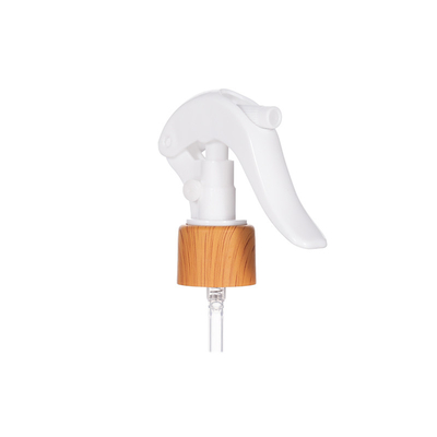 Wooden Circle 24/410 28/410 With Button Type Mini Trigger Sprayer Used For Bottles