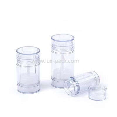 حاوية عصا مزيل العرق الشفافة من 15 مل إلى 100 مل