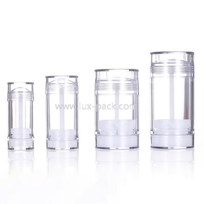 حاوية عصا مزيل العرق الشفافة من 15 مل إلى 100 مل