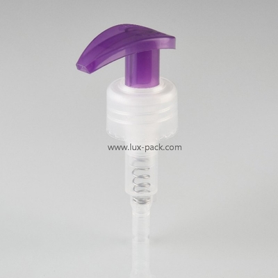 مضخة لوشن بلاستيكية من لون PP مخصصة لمستحضرات التجميل 24mm 28mm