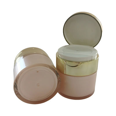 50 جرام عبوة أكريليك بدون هواء بغطاء قلاب