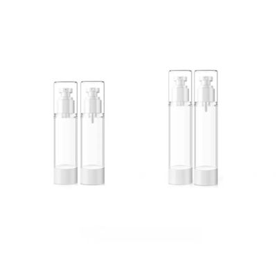 تخصيص 15ml 30ml 50ml 80ml 100ml 120ml زجاجة بلاستيكية فراغ مستحضرات التجميل المصلات الكريمات زجاجة