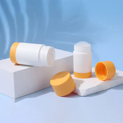 عبوة بلسم مزيل العرق البلاستيكية الفارغة للعناية بالبشرة بوزن 30-100 جرام