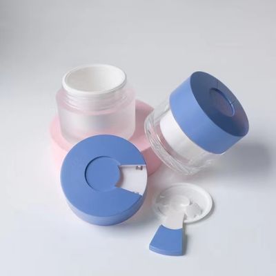 30 جرام 50 جرام برطمان كريم أكريليك مع ملعقة طباعة قابلة للتخصيص