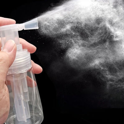 زجاجة رش مسحوق بلاستيكي مخصصة بسعة 35ml-180ml لمنتجات العناية بالشعر مع آلية رش مسحوق