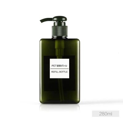 بيع بالجملة مربع PETG قنينة مستحضر مع رأس مضخة لمنتجات التجميل - 10000pcs MOQ