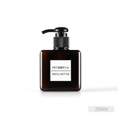 بيع بالجملة مربع PETG قنينة مستحضر مع رأس مضخة لمنتجات التجميل - 10000pcs MOQ