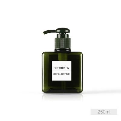 بيع بالجملة مربع PETG قنينة مستحضر مع رأس مضخة لمنتجات التجميل - 10000pcs MOQ