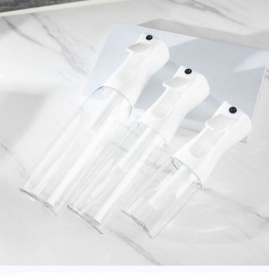 زجاجة رش مستمر من البلاستيك المصممة خصيصًا مع ضباب فائق الدقة للعناية الشخصية والتنظيف المنزلي في 150 مل 200 مل 300 مل الأحجام