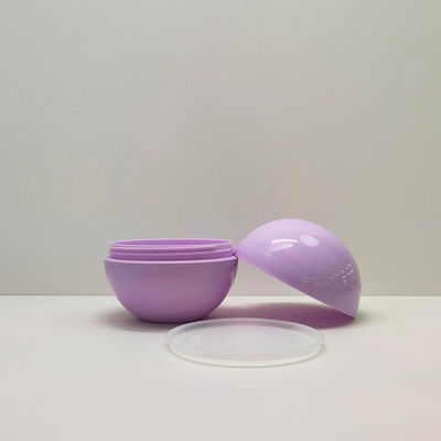 مرطبان كريم بلاستيكي كروي خفيف الوزن 5g-80g بلون مخصص مع PET طازج 100% ومهلة 20 يومًا