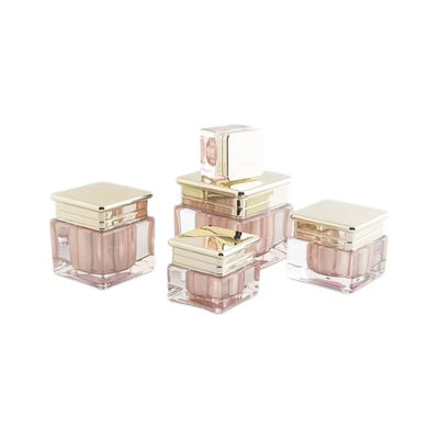 Wholesale Luxury Acrylic Lotion Bottles with Cream Pump in 30g 50g 100g Sizes for Cosmetic Packaging