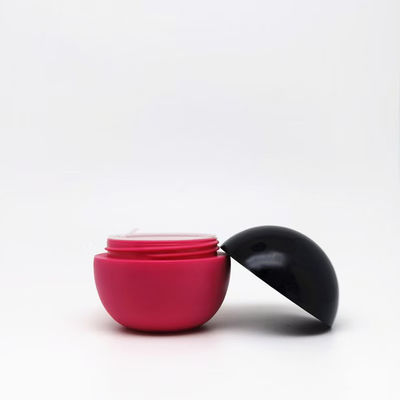 5g/25g/50g/80g طبقات مزدوجة كرة مستديرة على شكل كرة بلاستيكية قنينة كريم منتجات العناية بالبشرة والجمال