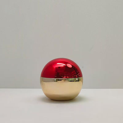 5g/25g/50g/80g طبقات مزدوجة كرة مستديرة على شكل كرة بلاستيكية قنينة كريم منتجات العناية بالبشرة والجمال