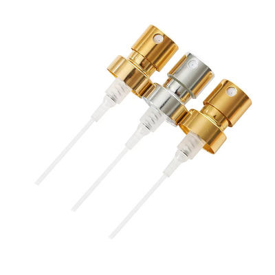 بخاخ رذاذ ناعم من الألومنيوم مقاس 13 مم و 15 مم و 20 مم من النوع المكشكش للعطور الفاخرة والعناية بالبشرة