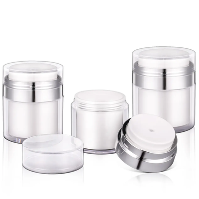 15ml to 100ml Airless Cream Jar with Preservation of Formula and Travel-friendly Design for Personal Care