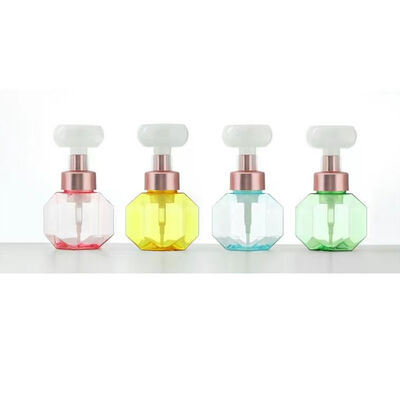 زجاجة مضخة رغوة على شكل زهرة بسعة 300 مل لأداة توزيع الصابون الرغوي والمنظف