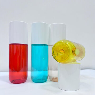 Wholesales 150ml PET Cosmetic Bottle with Crimp Over Cap