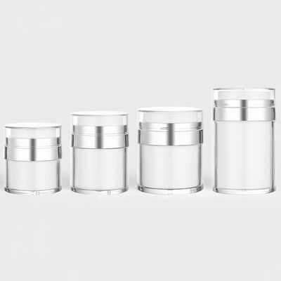 زجاجة مضخة خالية من الهواء قابلة للتخصيص في 15/30/50/100ml الأحجام للعناية بالبشرة ومستحضرات التجميل