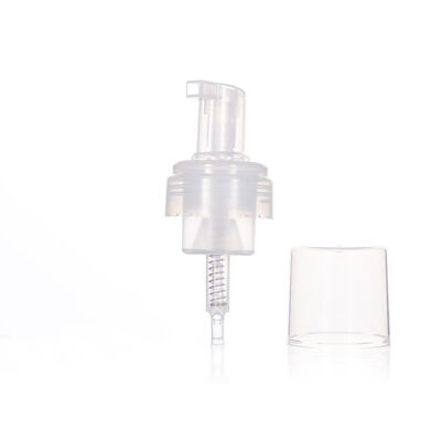 مضخة رغوة 40mm / 42mm مع جسم بلاستيكي PP و SS304 ربيع الفولاذ المقاوم للصدأ للمستحضرات التجميلية