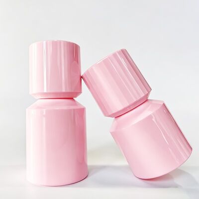 30/50/80/100ml زجاجة بلا هواء من البلاستيك مع تصميم فراغ بدون اتصال للتعبئة والتغليف المزخرف الدرجة الأولى