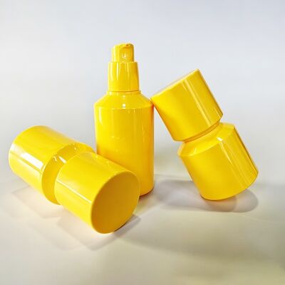 30/50/80/100ml زجاجة بلا هواء من البلاستيك مع تصميم فراغ بدون اتصال للتعبئة والتغليف المزخرف الدرجة الأولى