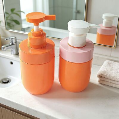 200 مل زجاجة كريستال واضحة خفيفة الوزن مع مضخة لوشن لعلبة العناية بالبشرة
