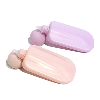 Wholesale cute Square Face Hand Cream Bottle 40ml PET Pump Sunscreen Lotion Skincare Cosmetic Packaging with Custom Logo (تغليف تجميلي مع شعار مخصص)