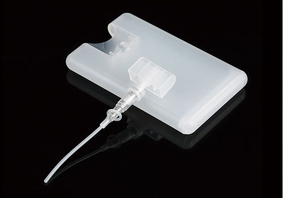 بخاخ مضخة عطر شفاف 20 مل زجاجة بخاخ بلاستيكية بحجم بطاقة الائتمان