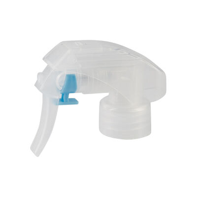 رذاذ الزناد الصغير ذو الضباب الدقيق 24 ملم 28 ملم مع شريط للتعبئة السائلة الحديقة رذاذ الزناد البلاستيكي PP