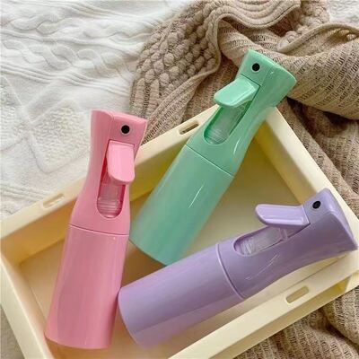 البيع الساخن 100ml 150ml 200ml 500ml و 700ml زجاجة البلاستيك الرش المستمر مع رذاذ الضباب الدقيق