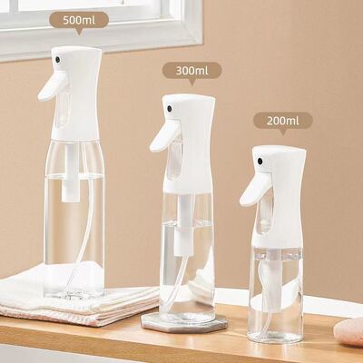 البيع الساخن 100ml 150ml 200ml 500ml و 700ml زجاجة البلاستيك الرش المستمر مع رذاذ الضباب الدقيق